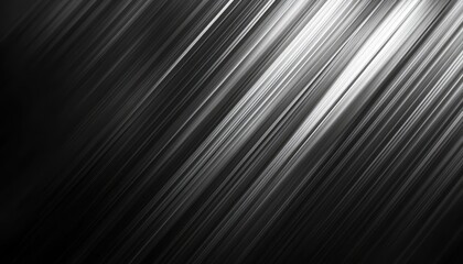 Fototapeta premium Abstract Black and White Diagonal Lines Pattern