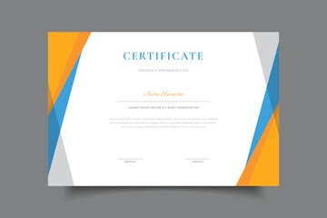 certificate template background design