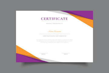 Naklejka premium certificate template background design