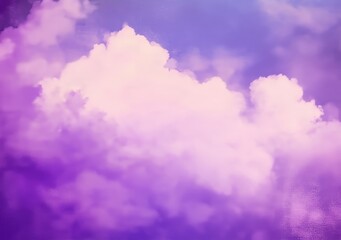 Obraz premium A Beautiful Scene of Colorful Clouds in the Evening Sky