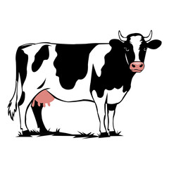 Cow vector art design