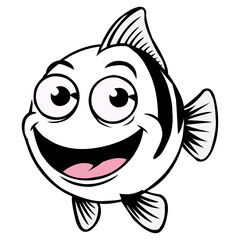 Fish vector art design
