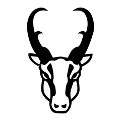Pronghorn vector art design 