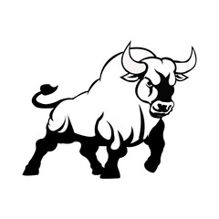 Cow vector art design 