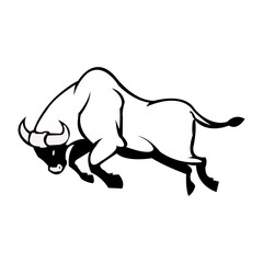 Cow vector art design 