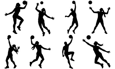 Volleyball silhouette