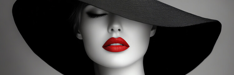 Fototapeta premium glamour woman portrait, AI generated