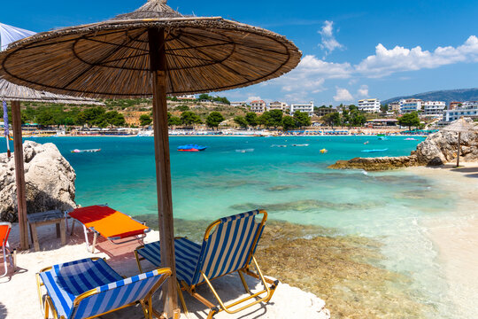 beach in Ksamil in Albania