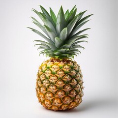 Fototapeta premium Ripe pineapple isolated on white background