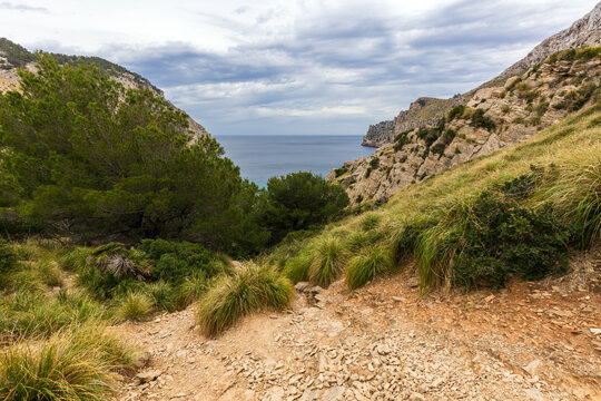 Paesaggio spettacolare dal Mirador del Colomer a Maiorca in Spagna