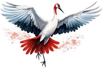 Obraz premium Kung fu crane animal stork bird.
