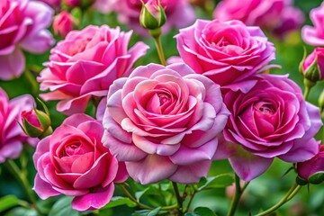 Fototapeta premium Beautiful Rose Pink Pictures Showcasing Nature's Delicate Floral Elegance for Home Decor and Creative Projects