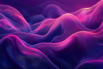 Fototapeta premium Abstract Purple and Pink Wavy Lines Background