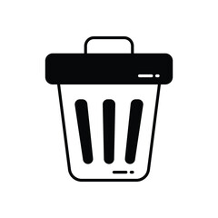 Trash vector icon stock illustration
