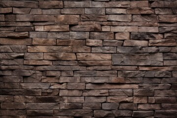 Obraz premium Brown basalt wall architecture texture.
