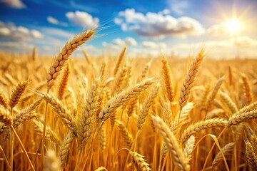 Fototapeta premium Golden wheat field