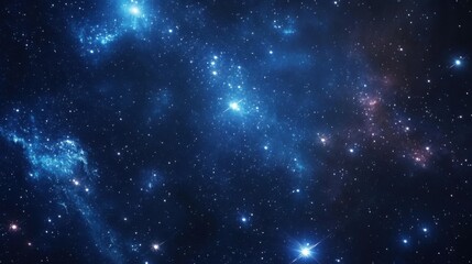 Fototapeta premium Starry night sky, close-up of bright stars.