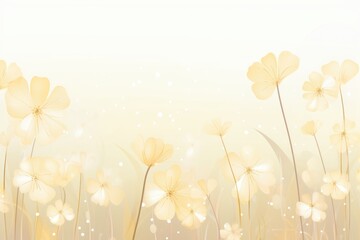 Soft yellow flower backgrounds abstract outdoors.