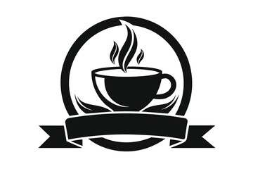 a minimalist coffee shop logo D.eps