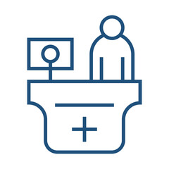 Hospital ReceptionIcon Design