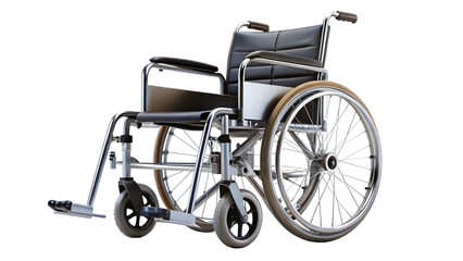 Fototapeta premium Wheel chair isolated on transparent background