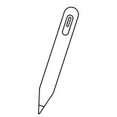 pen stylus icon vector illustration, isolated on white