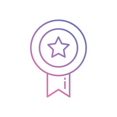 Badge vector icon stock illustration