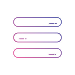 Obraz premium Navbar vector icon stock illustration