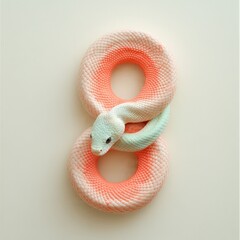 Fototapeta premium Intense Snake Strike: Aggressive Reptile Coiled to Attack