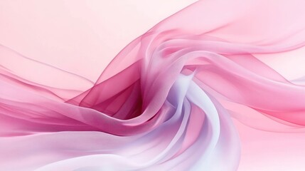 Fototapeta premium A soft blend of pink and lavender fabric creating a gentle, flowing aesthetic.