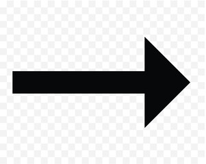 Simple Black Right Arrow Icon