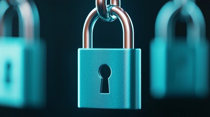 Fototapeta premium A hacker breaching two-factor authentication, showcasing password cracking techniques while navigating encryption keys and virus scan alerts