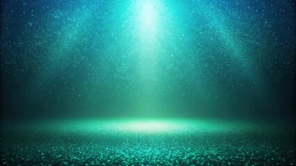 Grainy green blue gradient glowing light noise texture effect leading lines