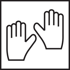 Obraz premium Medical GlovesIcon Design