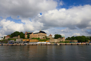 View of Akershus Castle in Oslo, Norway