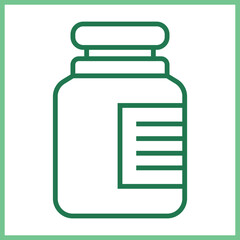 Fototapeta premium Prescription BottleIcon Design
