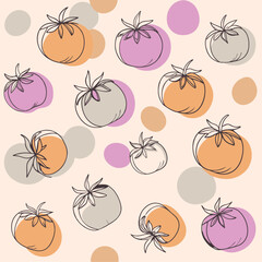 Seamless background from tomatoes