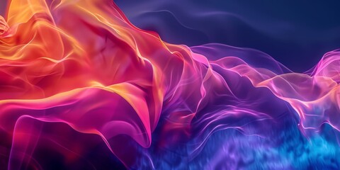 Obraz premium Data visualization with vibrant abstract themes.