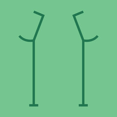 CrutchesIcon Design