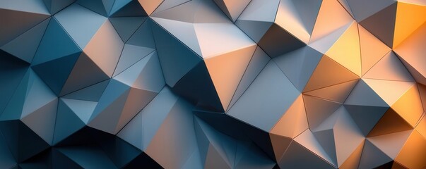 Obraz premium Abstract geometric pattern with vibrant colors