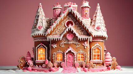 Fototapeta premium Gingerbread house