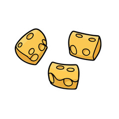 Cheese Transformations Creative Ways to Dice and Slice Illustration