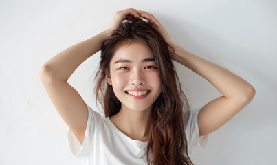 Fototapeta premium Portrait of an Asian woman