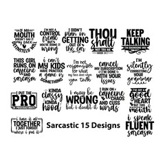 Sarcastic Svg Bundle