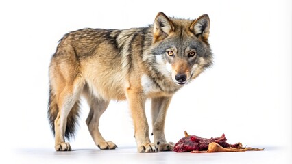 Fototapeta premium portrait of a wolf