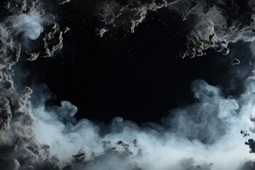 Smoke Exploded nature night space.