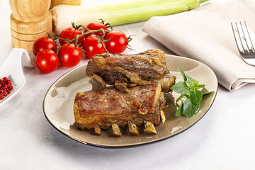 Roasted Lamb ribs with spices