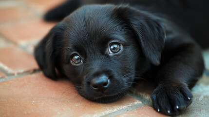 Mały, śliczny piesek - szczeniaczek