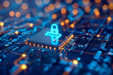 Conceptual depiction of data protection.