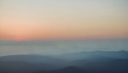 Fototapeta premium sunrise over the mountains